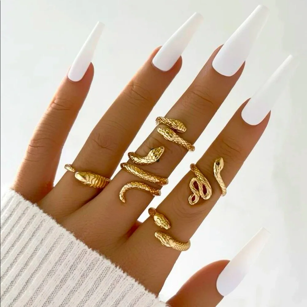 Snake Ring Set - Picture 1 of 7